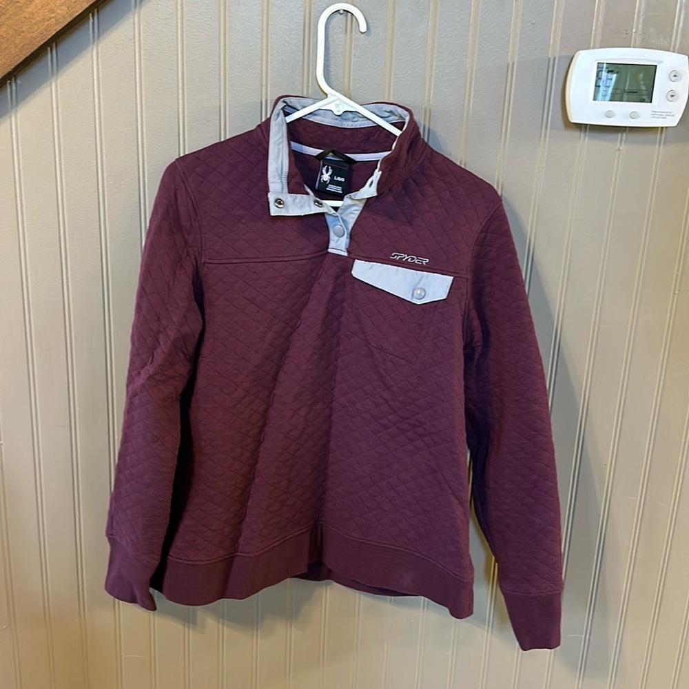 EUC Spyder Quilted Pull Over